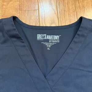 BARCO Greys Anatomy Mock Wrap Scrub Top XL